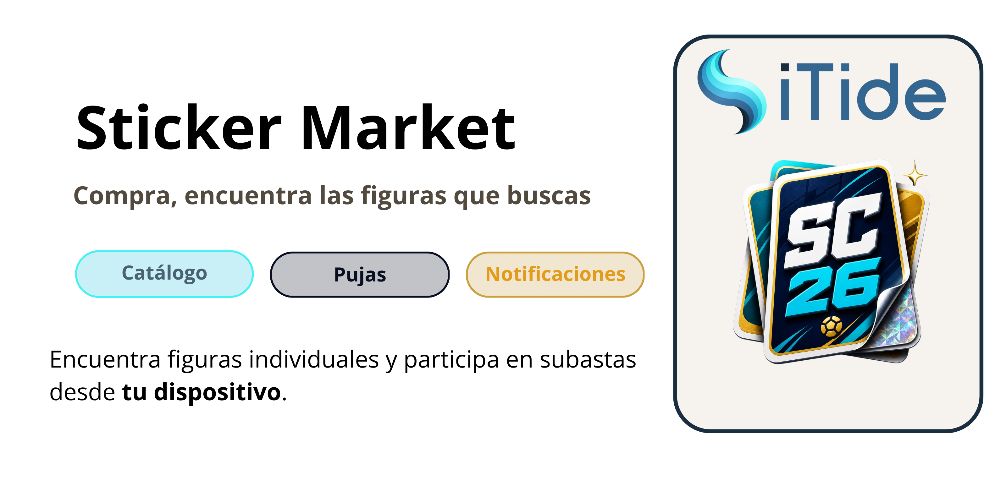 Banner de Sticker Market